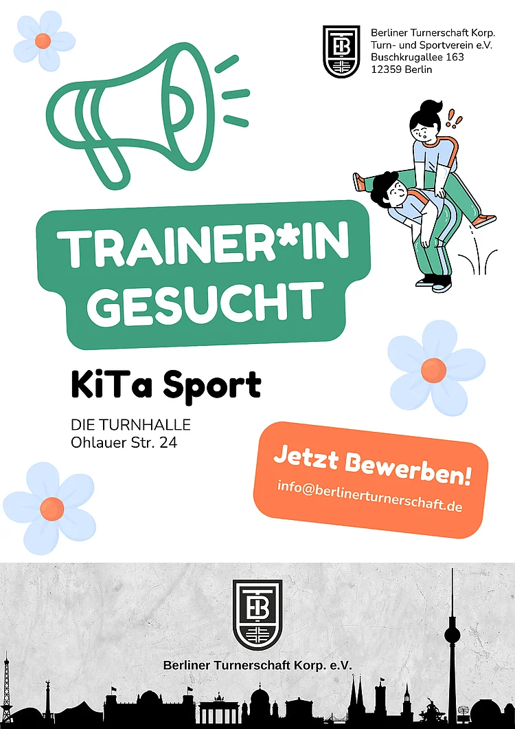 Flyer Trainer*in gesucht